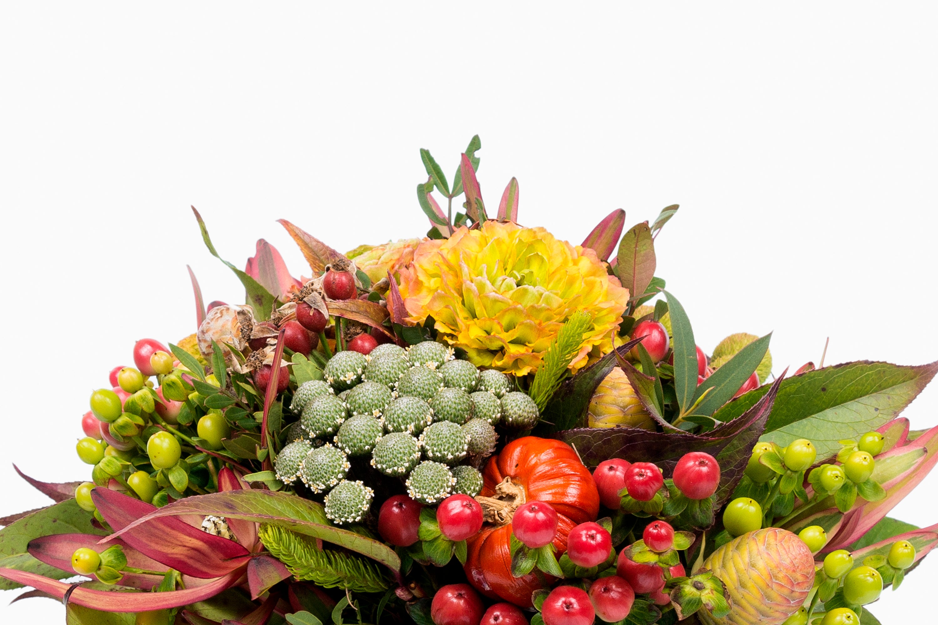 Bouquet De Frutos y Verdes