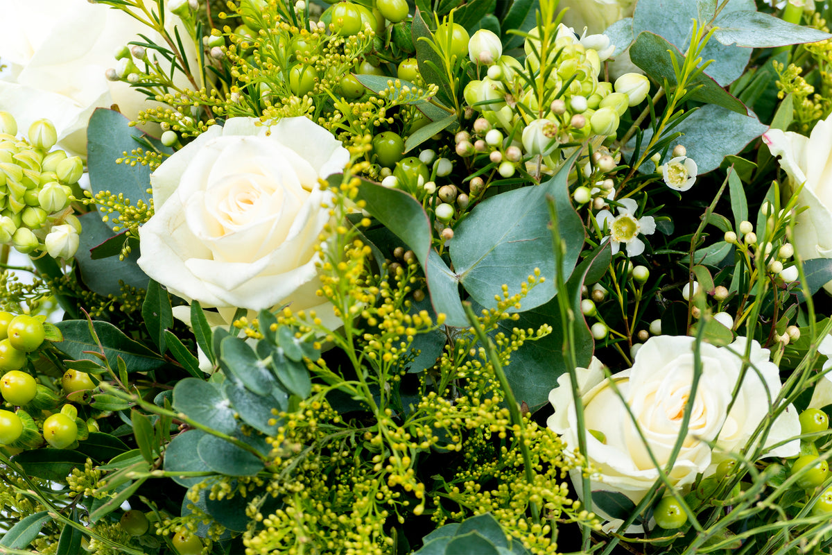 Bouquet De Rosas Blancs